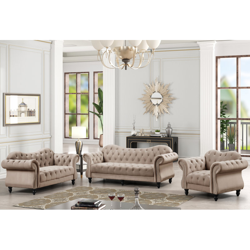 Cloth living room sets discount